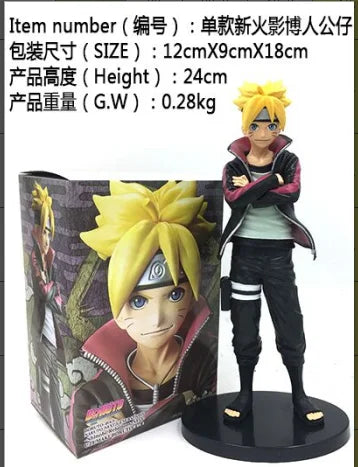 13CM Boruto Uzumaki Figure Anime Naruto Uzumaki Cool Cute Desktop Proportion Golf Model Toy Gift Collection Ornaments PVC