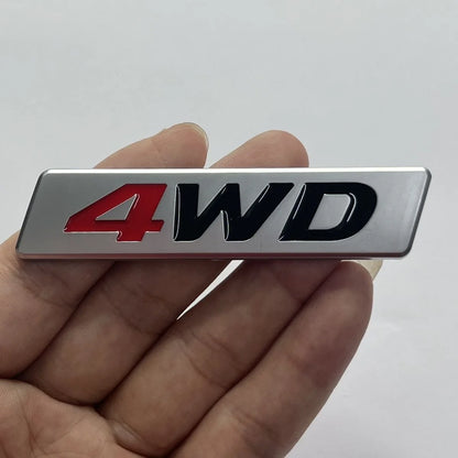 3D Metal Car Sticker Logo AWD 4WD LIMITED Trunk Tail Badge Emblem Metal Alloy Material, Scratch Resistant, Portable Installation