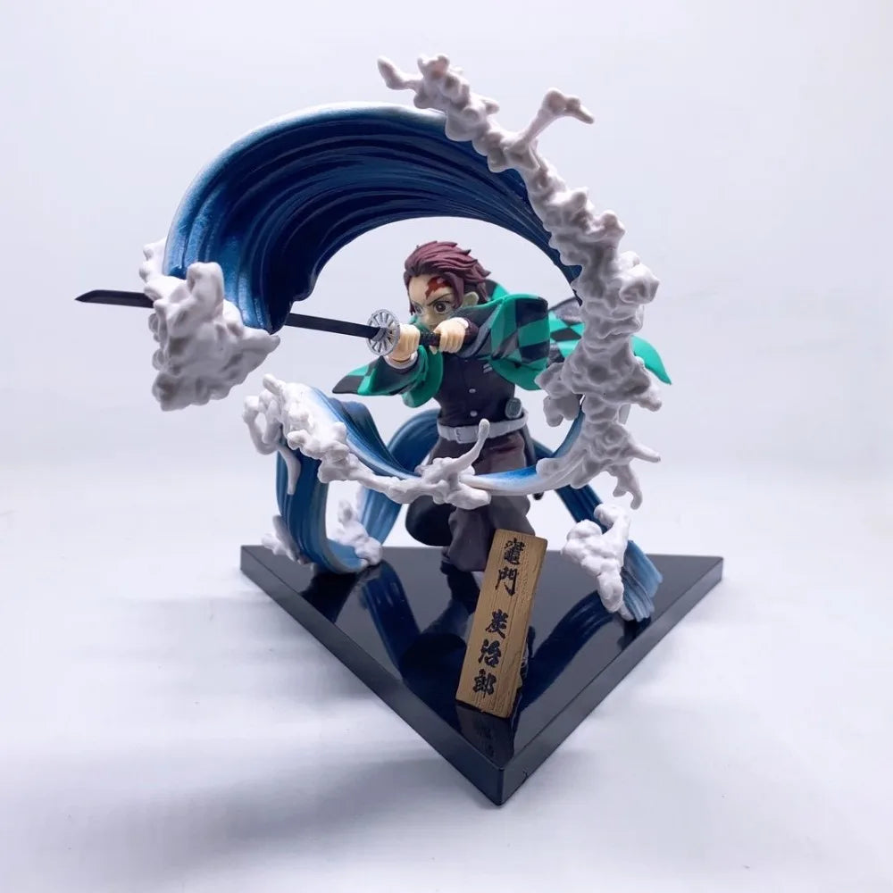 Anime Demon Slayer Figure Rengoku Kyoujurou Kamado Tanjiro Action Figures Pvc Statue Desktop Collection Model Toys Gifts