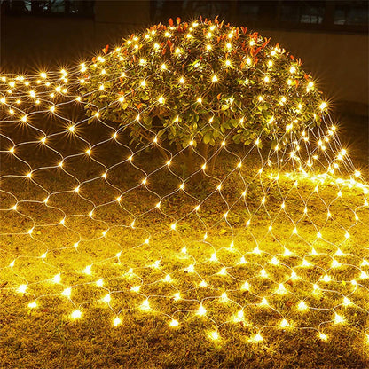 3mx3m 2mx2m 1.5mX1.5m Christmas Garlands LED String Christmas Net Light Fairy Xmas Party Garden Wedding Decoration Curtain Light