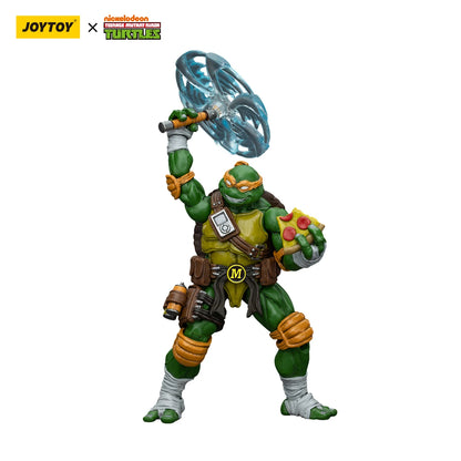 [IN STOCK][Available in Asia]JOYTOY TMNT Action Figures 1/18 Michelangelo Donatello Leonardo Raphael Anime Figures Toys Model