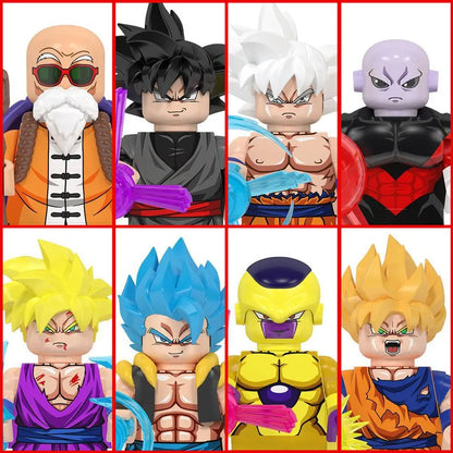 Dragon Ball Building Blocks Wukong Vegeta Felisaz Buu Collection Action Dolls Children Assemble Building Blocks Toys and Gifts