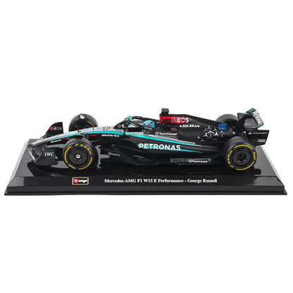 Bburago 1:24 2022~2025 F1 serie various style Mercedes-AMG W15 #44Hamilton #63George  Alloy Car Model Ferrari Red Bull McLaren