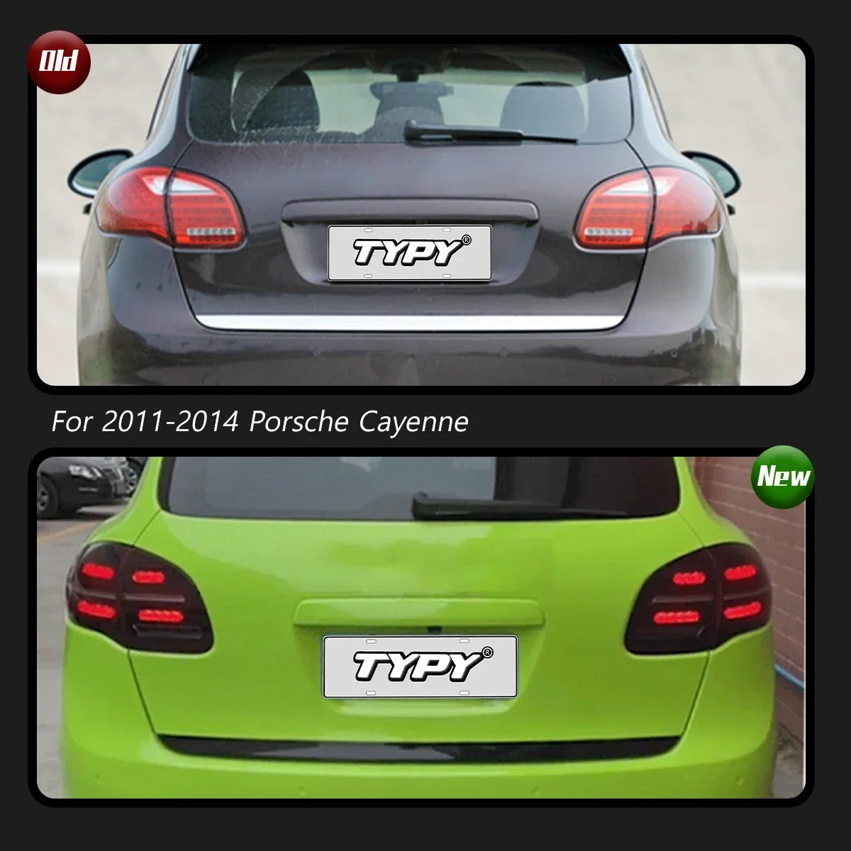 Car Lights For Porsche Cayenne 958.1 Taillight 2011-2014 Upgrade Modified to New DRL Dynamic Turn Signal LED Taillight