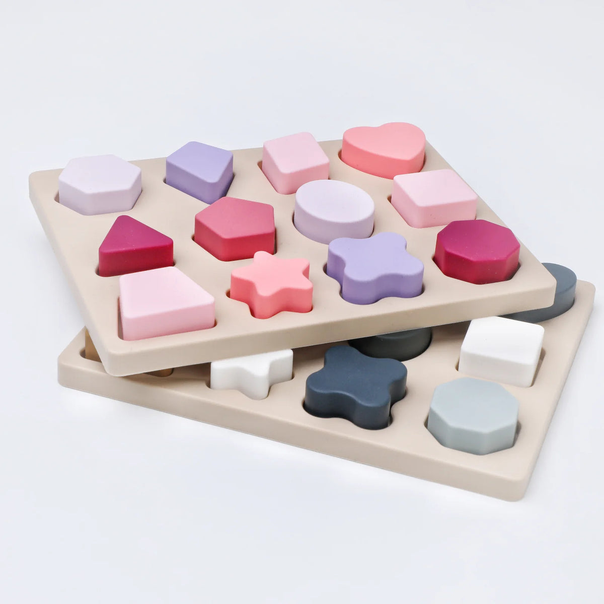 Bitable Silicone Puzzle Montessori Toys for Baby Kids Geometry Shape Matching Games Children Early Educational Toys 1 2 3years