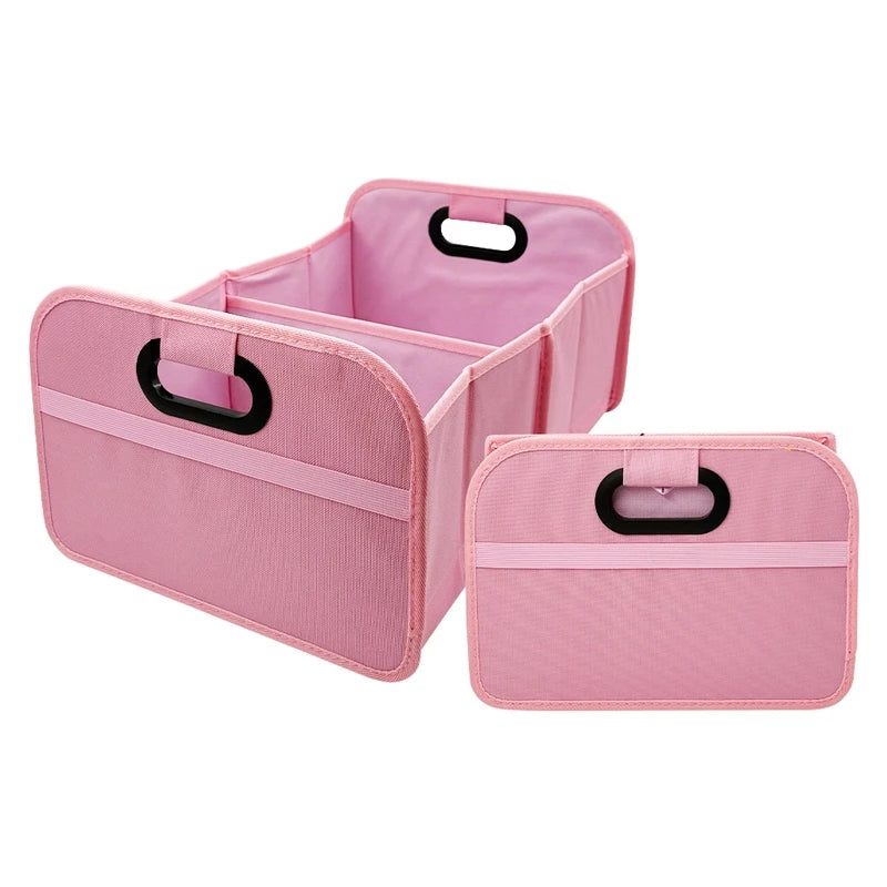 Trunk Organizer for suv, Foldable portable car storage box for camping outdoor storeroom,space saving multi functional
