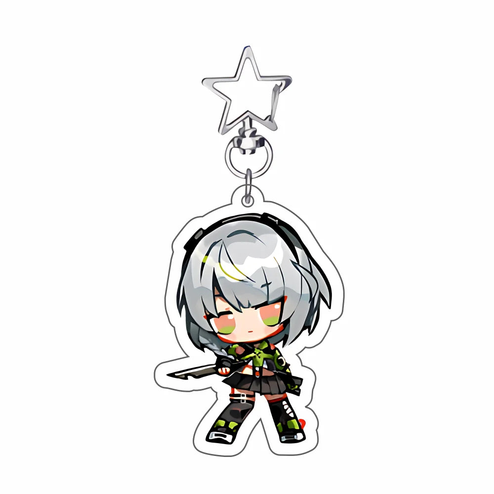 New Hot Game Zenless Zone Zero Keychains Pendant Car Ellen Joe Seth Lowell Jane Doe Von Lycaon Nicole Fans cosplay Gifts