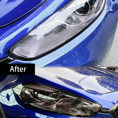 TPU Car Headlight Protective Film For Porsche Macan 14-17 PPF Transparent &Smoked black Anti-Scratch Auto External Accessories