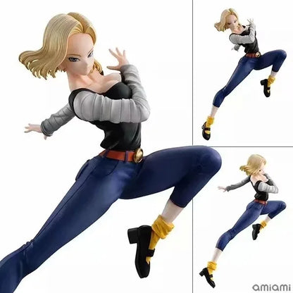 DBZ Anime Figurine Android Launch Bulma Camouflage Kawaii Sexy Bunny Girl VC Action Figures Model Collectible Toys