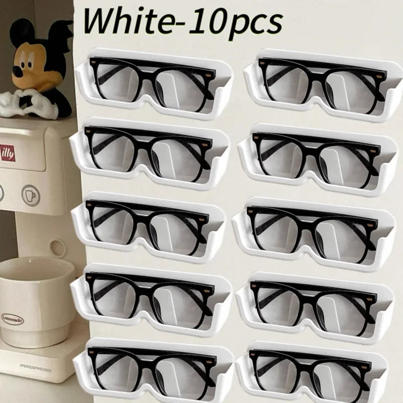 Eyeglasses Organizer Rack Wall Mounted Sun-glasses Display Holder Wardrobe Decoration Storage Box Sunglass Organizer