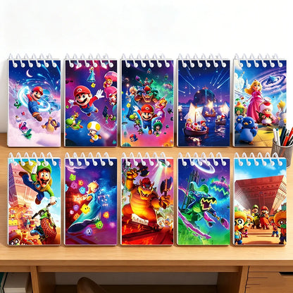 8/10pcs Cartoon Multi-Style School Notebooks Creative Memo Pads & Meeting Books - Assorted Designs for Organizing And Sketching