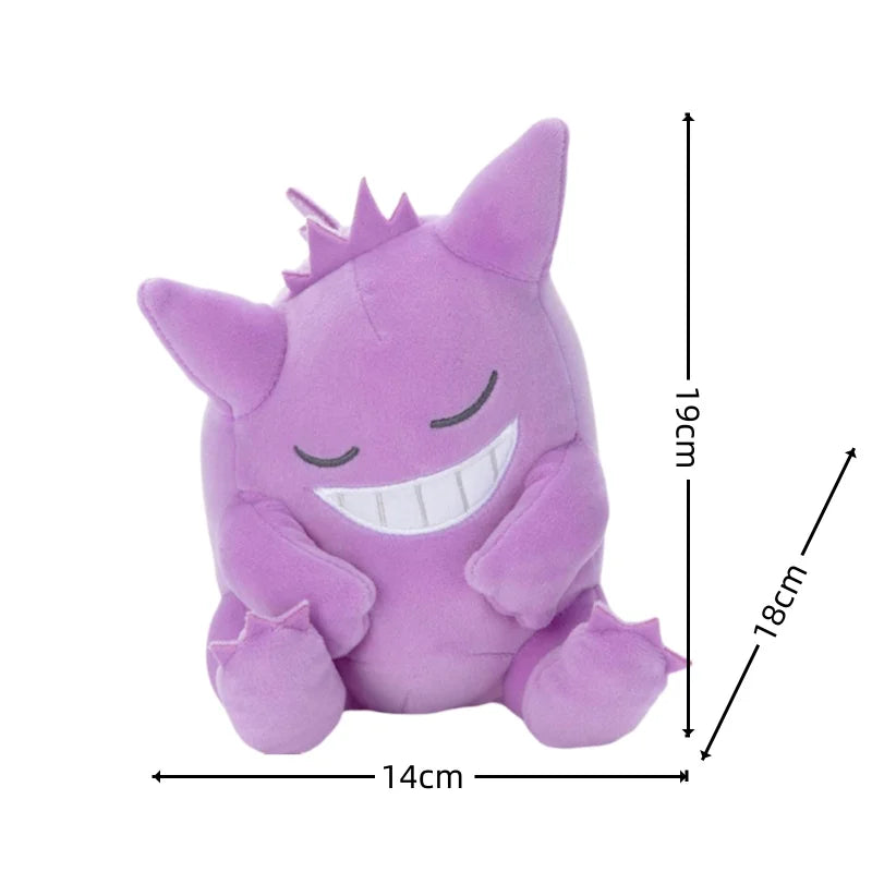 Newest Pokemon Collection Plush Kawaii Pikauchu Scorbunny Sprigatito Gengar Stuffed Doll Charizard Lapras Xmas Toys Gifts