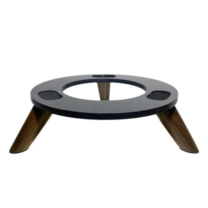 For Harman Kardon Solid Wood Base Thickened Nonslip Solid Wood Desktop Shock-absorbing Audio Stand For Harman Kardon Speaker