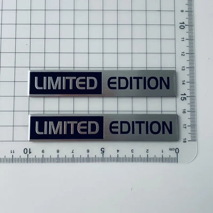 3D Metal LIMITED EDITION Emblem Sticker Aluminum Logo Car Fender Badge Trunk Decal Special EDITION Accessories