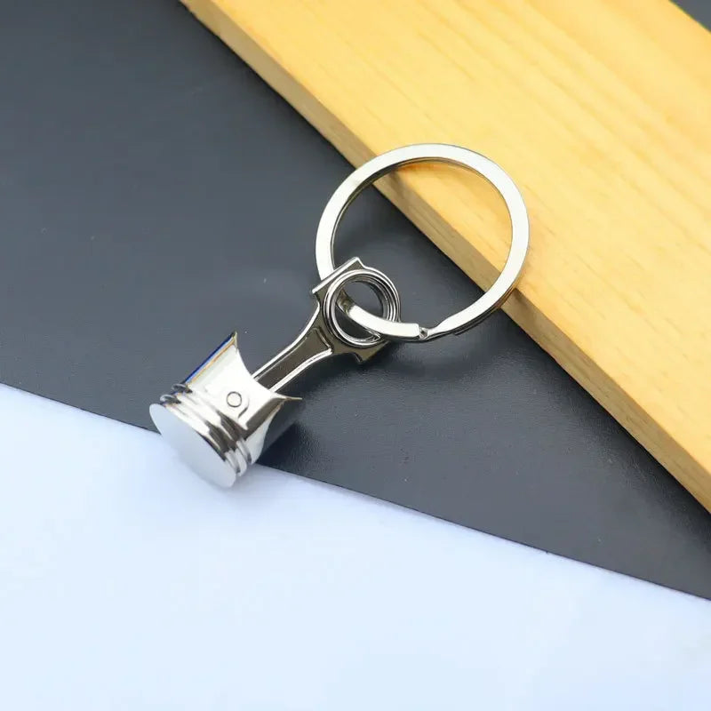 Metal Mini Car Auto Creative Wheel Keychain Parts Auto Enthusiast  Accessories KeyKeyring Ring Chain for Men Woman Lover Gift