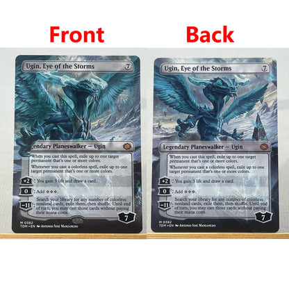 SPM SPE SLD TDM HOLO16-001 Tcg Proxy Cards Ugin, Eye of The Storms Mox Jasper Elspeth, Storm Slayer Mox Jasper Home Play