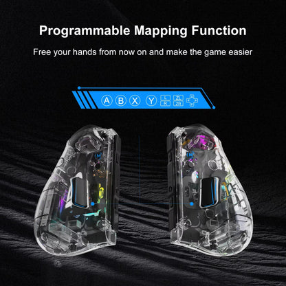 LinYuvo Meteor Light Wireless Controller KS37B  for Switch/OLED with Programmable/Motion Control/Dual Vibration/Turbo Function