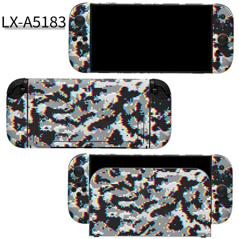 Colorful Sticker Skin for Nintendo Switch 2 NS Console Dock Charger Stand Holder Joy-con Controller Vinyl
