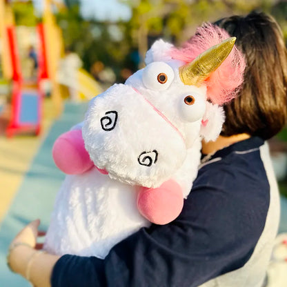 Minions Big Size 56cm & 40cm Unicorn Movie Plush Toy Anime Peripheral Soft Stuffed Doll Cute Room Ornament Birthday Gift For Kid