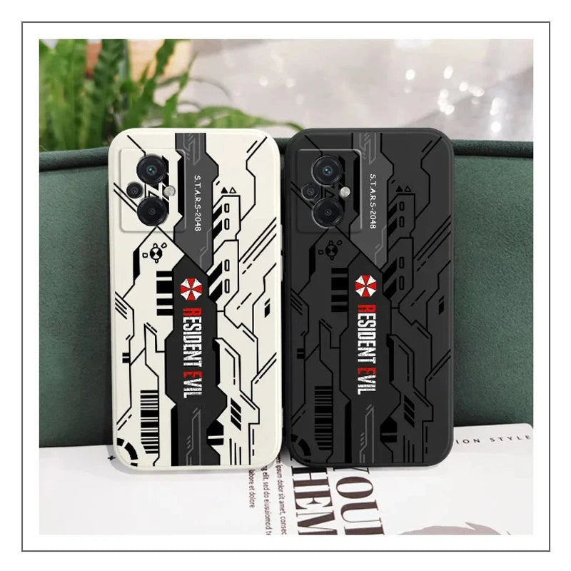 Resident Evil Phone Case For iPhone 16 15 14 13 12 11 Pro Max X XR XS 7 8 Plus Mini SE Back Cover Biohazard Umbrella Corporation