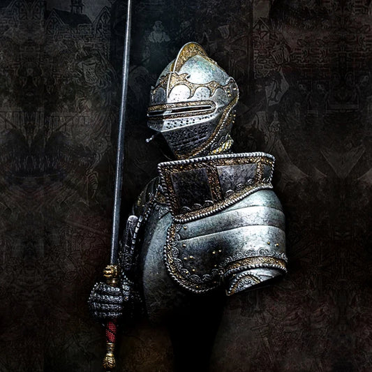1/10 Resin Model Bust Set Medieval Handsome Knight Colorless Self Assembled（Special offer）  A-1905