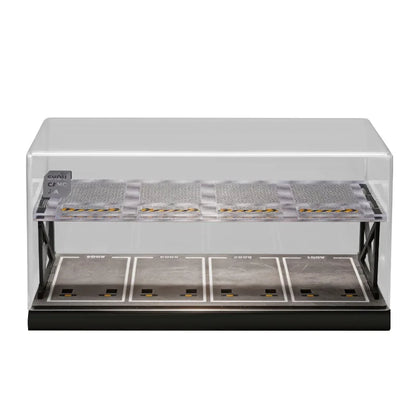 Miniature Scene 1/64 Scale Two-Story Garage Model Parking Lot  Dust Cover Storage Boxes Display Case for Car Model