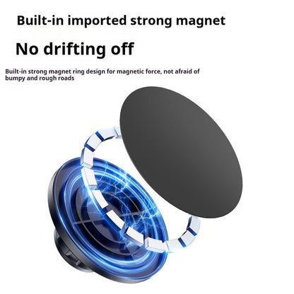 1Set ABS Material For Porsche Macan 2014-2021 Cayenne 2018-2022 Special Car Magnetic Phone Holder Fixed Bracket Stand Mobile