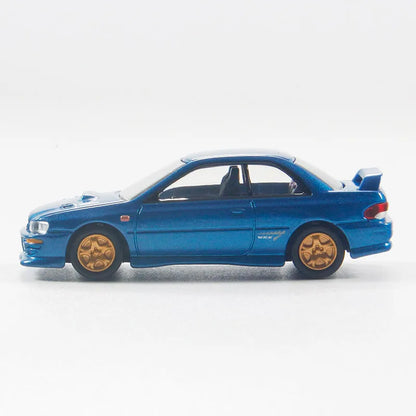 Original TAKARA TOMY Tomica Premium No.30 Subaru Impreza WRX Type R STi Version 1/61 Diecast Alloy JDM Model Car with Working Su