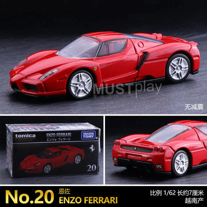 Takara Tomy Tomica No 8 Ferrari Purosangue Diecast Super Car Vehicle Fine Texture Static Model Premium Collectible Ornament Gift