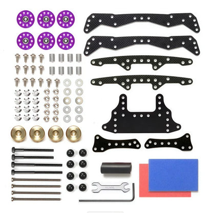 Tamiya Four-Wheel Drive Vehicle VZ Chassis Self-Made Upgrade And Modification Kit for Model Enthusiasts