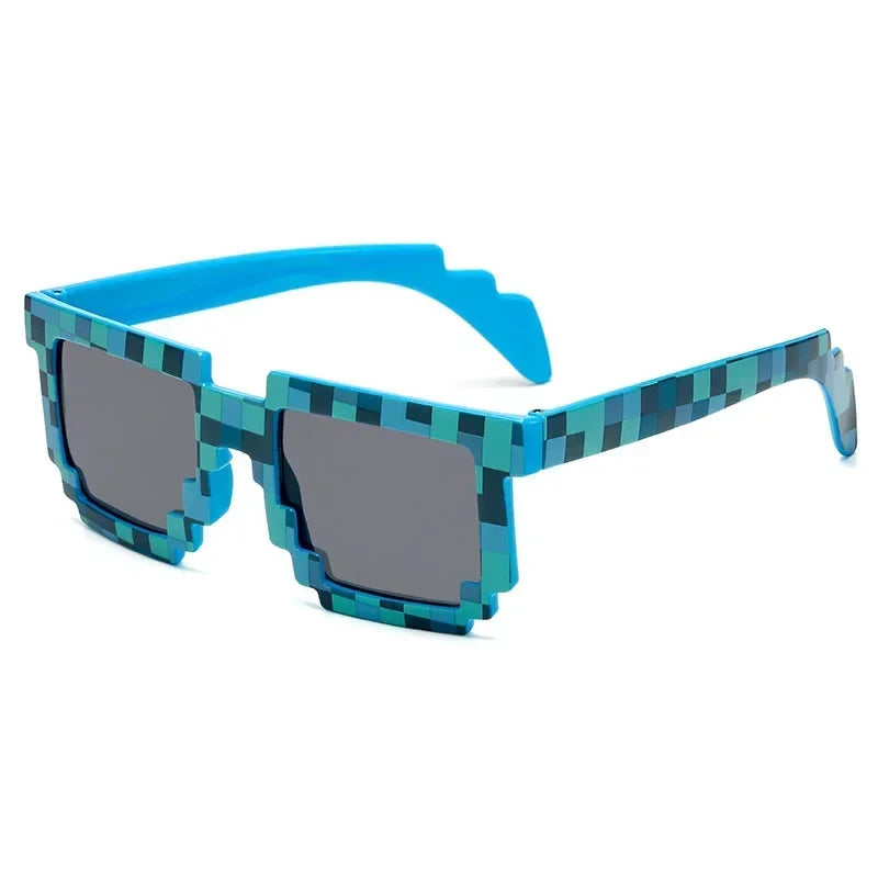 Hot 20 Styles Fashion Sunglasses Kids Cos Play Action Game Toy Cosplay Square Glasses with EVA Case Toys for Children Gift