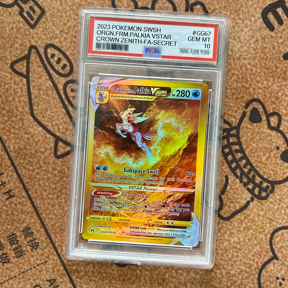 DIY PTCG Rating Card Umbreon MEGA CHARIZARD ILLUSTRATOR PICHU Charmander MEWTWO Bulbasaur Collection Card Anime Game Gift Toy