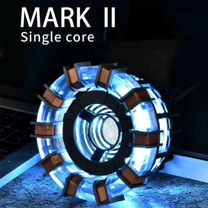 New Sale: Man Mk1 and Mk2 Arc Reactors Tony Stark's Heart of Mark Armor Avengers Figures with LED Lights 1:1 Chest Lamp Toy EDC
