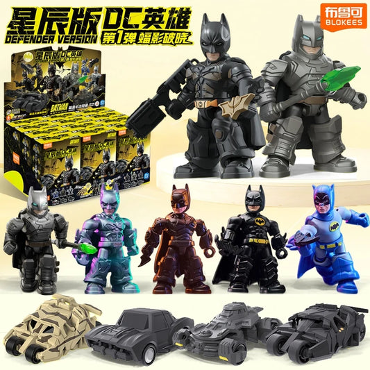 Blokees Justice League Action Figure THE DARK KNIGHT TRILOGY BATMAN JOKER SCARECROW BANE TWO FACE Collectble Models Toys Gift
