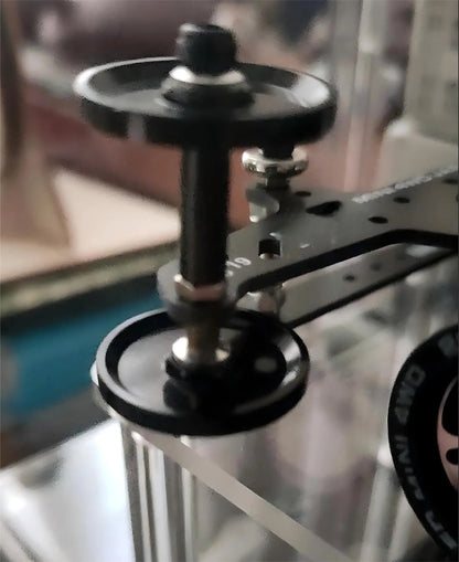 13/17/19mm Solid Aluminum Guide Wheel for Mini 4WD, No Logo No Rubber Ring, Smooth Rolling DIY Upgrade Parts