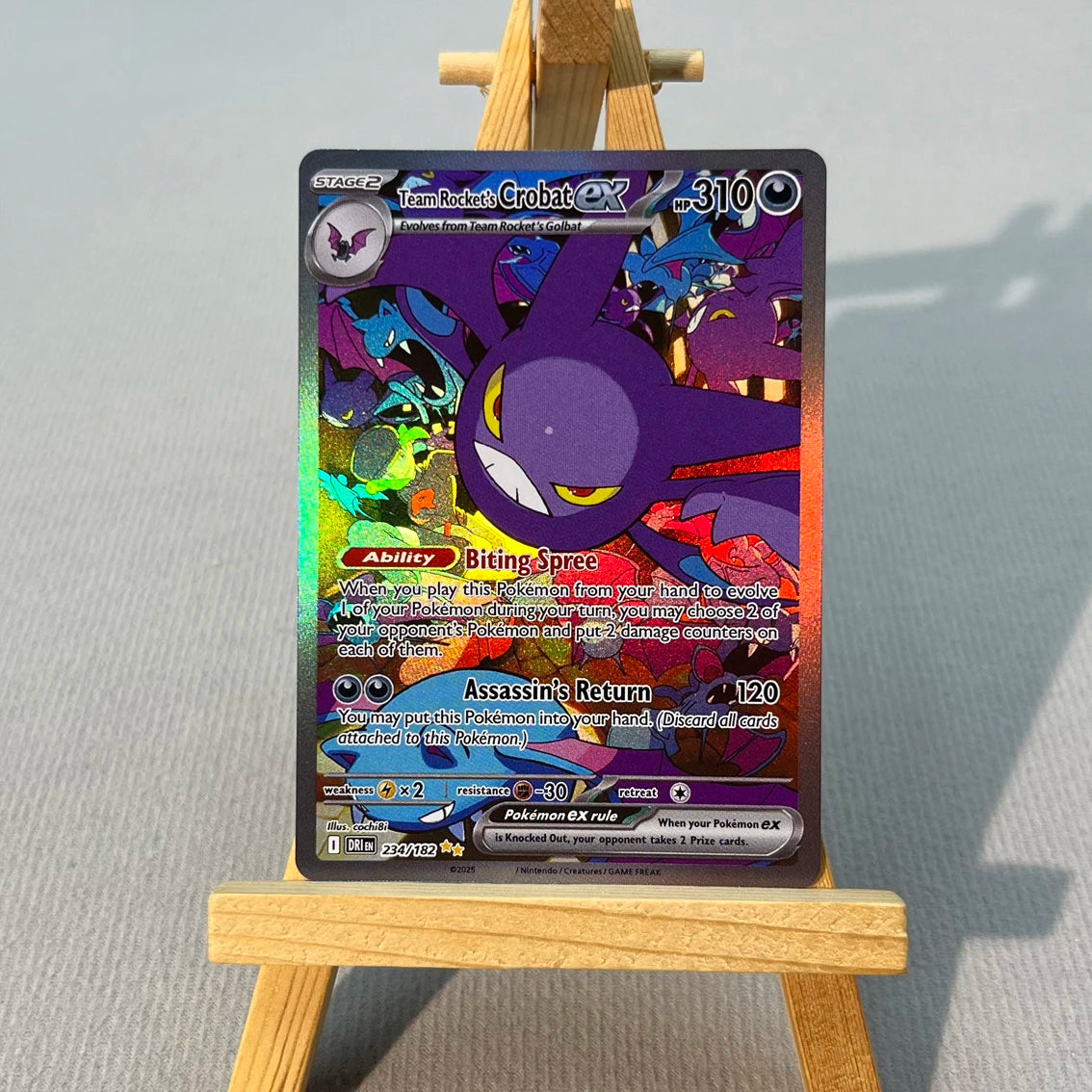 DRI PTCG4-001 Tcg proxy PKM Cards Misty's Psyduck Cynthia's Garchomp Rare Collection Battle Toys Gifts for Hobbies home play