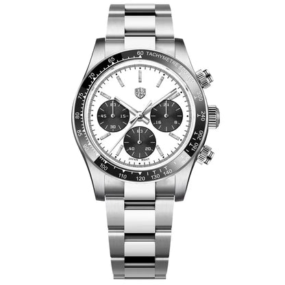 2025 New RollsTimi Men's Watches Luxury Quartz Chronograph Watch For Man AR Sapphire Mirror Waterproof Men Gift Clock Luminous