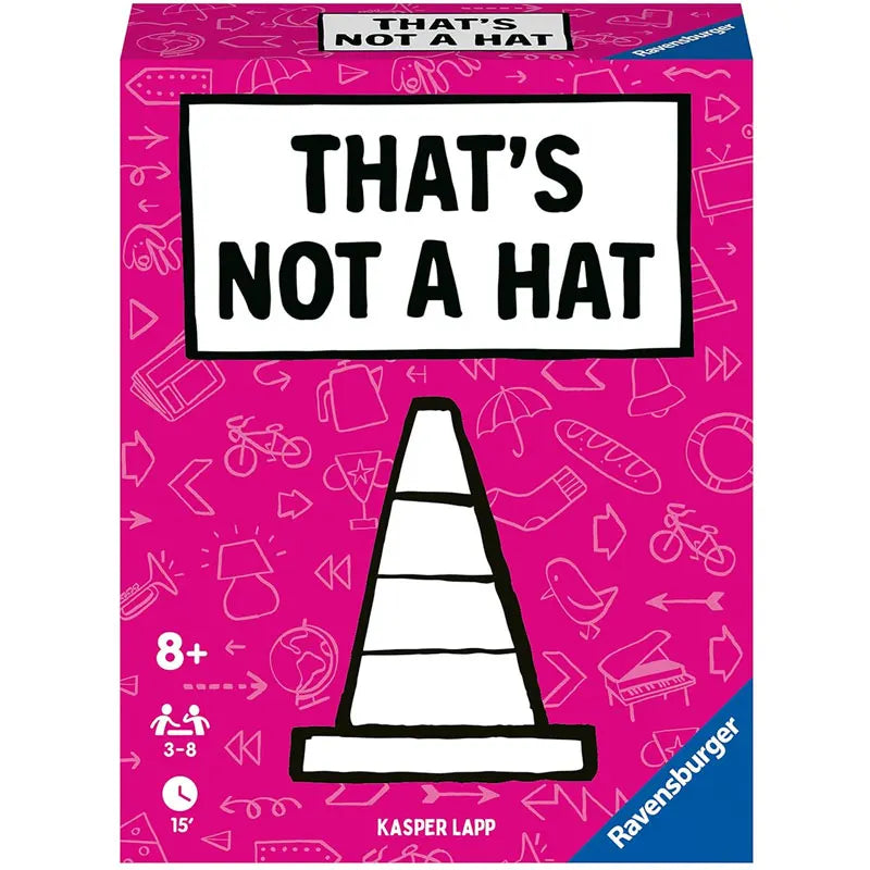 Unique That’s Not a Hat Happy Party Game Set,Top Board Game with Basic Extended Card Game, English Tabletop Game for 3-8 Players