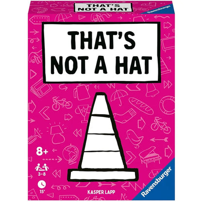 Unique That’s Not a Hat Happy Party Game Set,Top Board Game with Basic Extended Card Game, English Tabletop Game for 3-8 Players