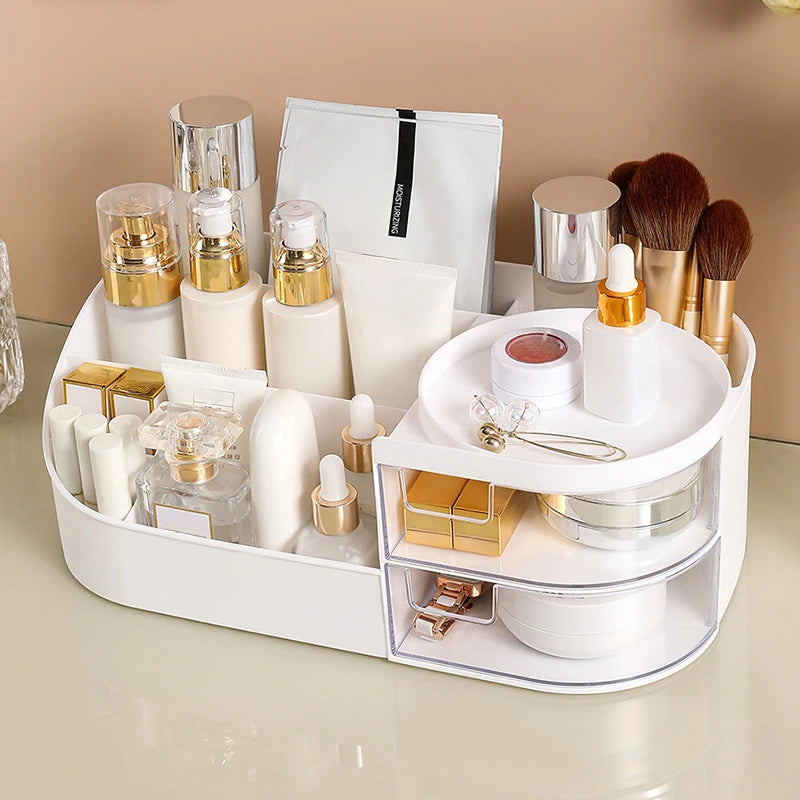 Table Makeup Storage Box Cosmetic Storage Organizer Jewelry Nail Polish Dormitory Makeup Container Desktop Sundries Storage Box
