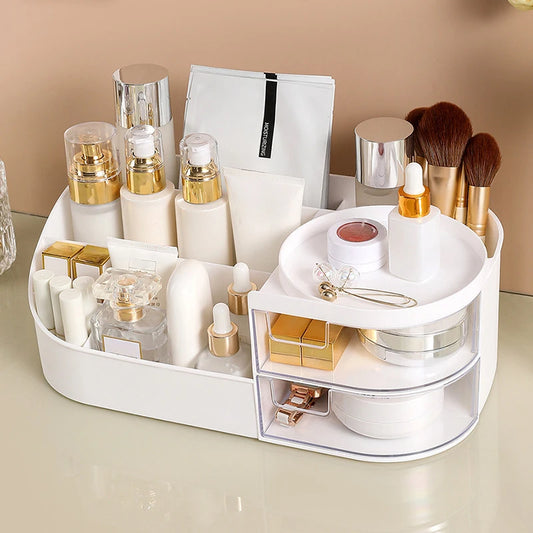 Table Makeup Storage Box Cosmetic Storage Organizer Jewelry Nail Polish Dormitory Makeup Container Desktop Sundries Storage Box