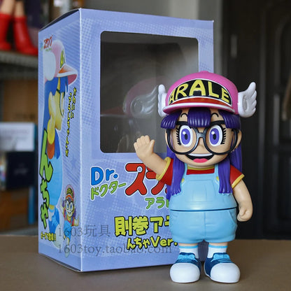 Dr. Slump Anime Figure Arale New Year Birthday Gift Collectible Animation Cartoon Pvc Material Model Toy Home Decoration