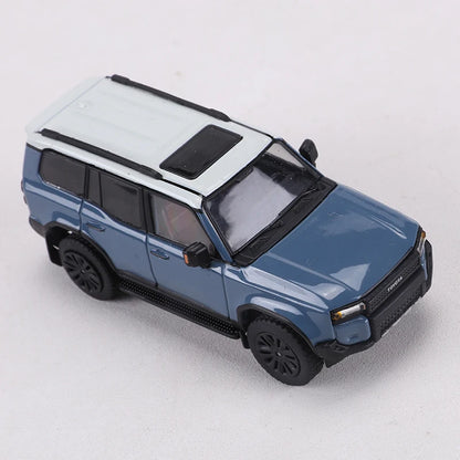 GCD 1:64 Land Cruiser Prado 250 Blue Alloy Model Car