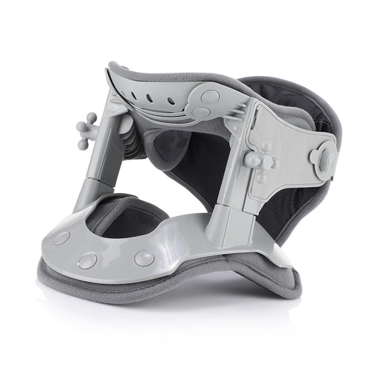 Adjustable Cervical Traction Spine Collar Support Thermal Neck Stretcher for Muscle Relaxation Home Office Daily Neck Care