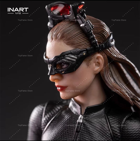 [In Stock] Inart Batman Catwoman The Dark Knight Rises Anne Hathaway 1/12 Action Model Collectible Figure Toy