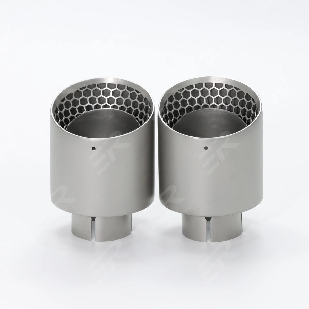 ER 1Pcs Car Accsesories Upgrade Honeycomb Design Single Exhaust Tip Matte 304 Stainless Muffler Universal Tail Tips Modify