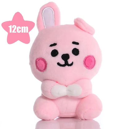 Plush Toy Tata Koay Shooky Mang Cooky Cartoon Animal Backpack Key Mobile Phone Pendant Office Relaxation Toys Friend Gift