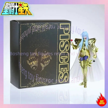 ST Model Saint Seiya Myth Cloth EXM LC Pisces Albafica The Lost Canvas Gold Saints Knights of The Zodiac Saint Figures Toys