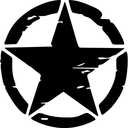 Oscar Mike Freedom Edition Army Star Sticker Motorcycle Stickers Rear Window Stickers Accessories Car Decoration Products Cute,