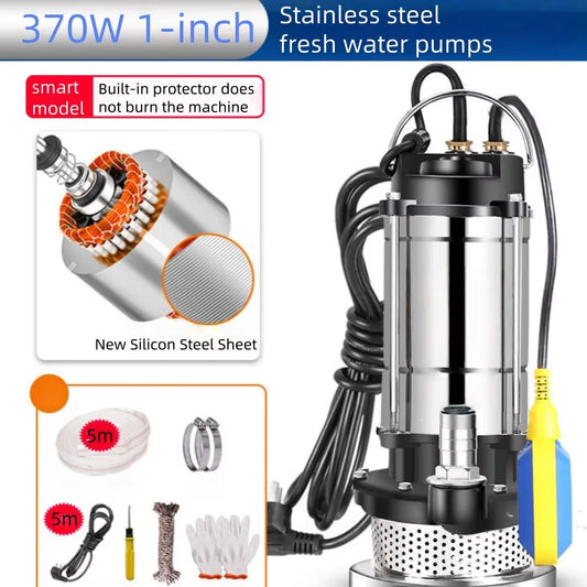 Submersible pump 220V water pump household pump high head small pump agricultural irrigation sewage Water pump and sewage pump